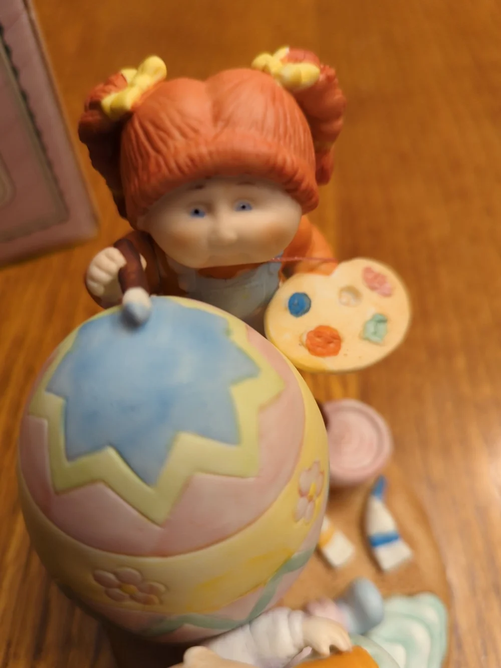 CABBAGE PATCH EASTER ARTISTS FIGURINE XAVIER ROBERTS 1985 W/BOX 5478 VINTAGE